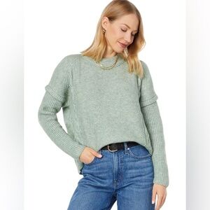 NEW Madewell Kiawah Cable Crew Sweater. Medium